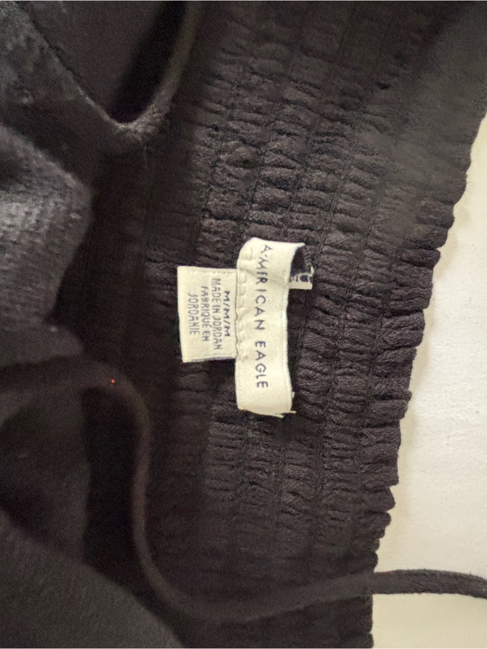 American Eagle Outfitters Black Spaghetti Strap Wrap Mini Dress - Picture 3 of 4